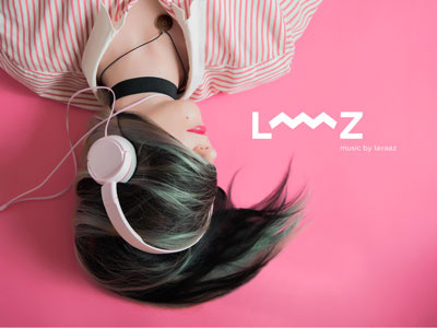 Lavaaz Music Logo branding