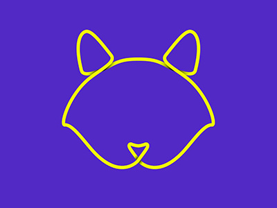 Line Cat animal cat clean color colorful design digital line logo logotype vector