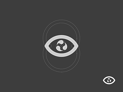Thomas Curwen Logogrid clean design digital eye grid logo logotype vector