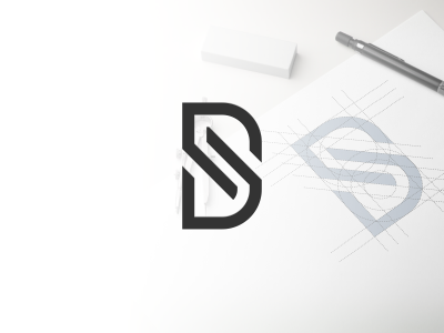 Letter Sd letter logo sd