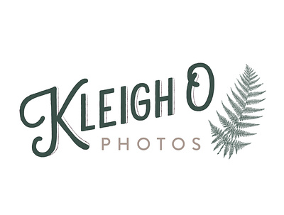 Kleigh O Photos // Rebranding Project branding design hand lettering icon illustration lettering logo minimal typography vector