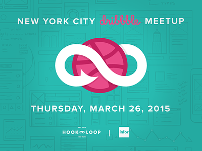 Hook & Loop NYC Dribbble Meetup design dribbble hl hook and loop meetup new york nyc dribbble nyc meetup