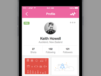 Dribbble App