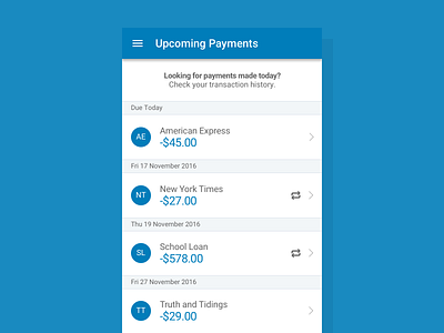 Banking App android banking clean design minimal mobile payment ui