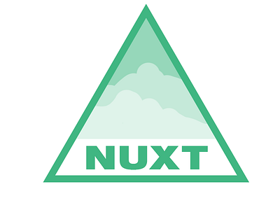 Nuxt.js Design Clouds design helvetica helveticaneue javascript logo logos