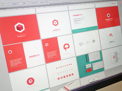 CreateOne Rebrand branding consulting create one focus lab identity logo logo design print