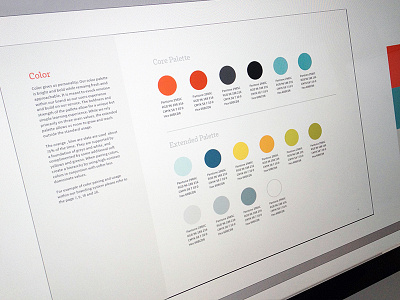 Color Palette brand book branding color focus lab fresh identity logo print style guide