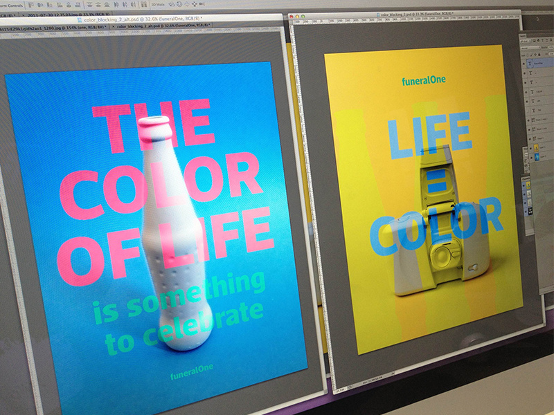 Branding Bomb branding focus lab funeralone color clean fresh bold powerful emotive loud