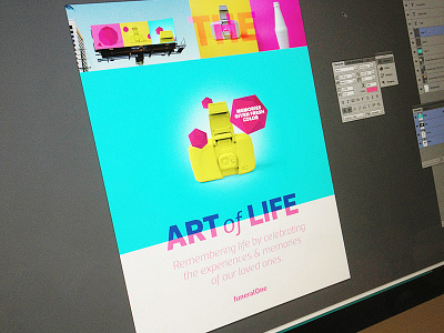 Art of Life branding color focus lab life logo design memories shapes simple