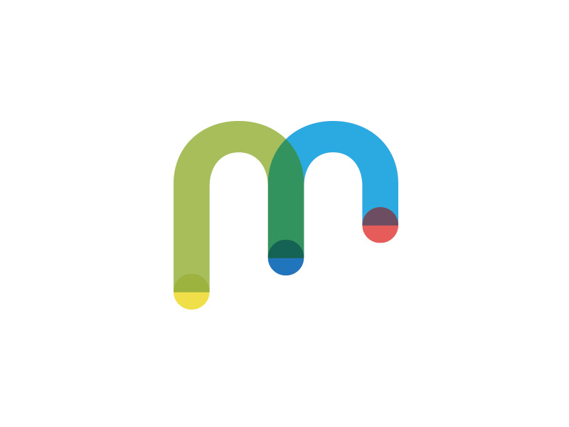 Branding Mark branding identity incubator technology m
