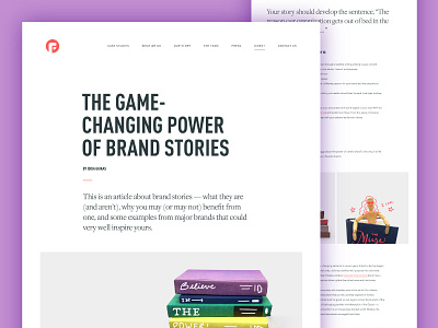 The Game Changing Power Of Brand Stories