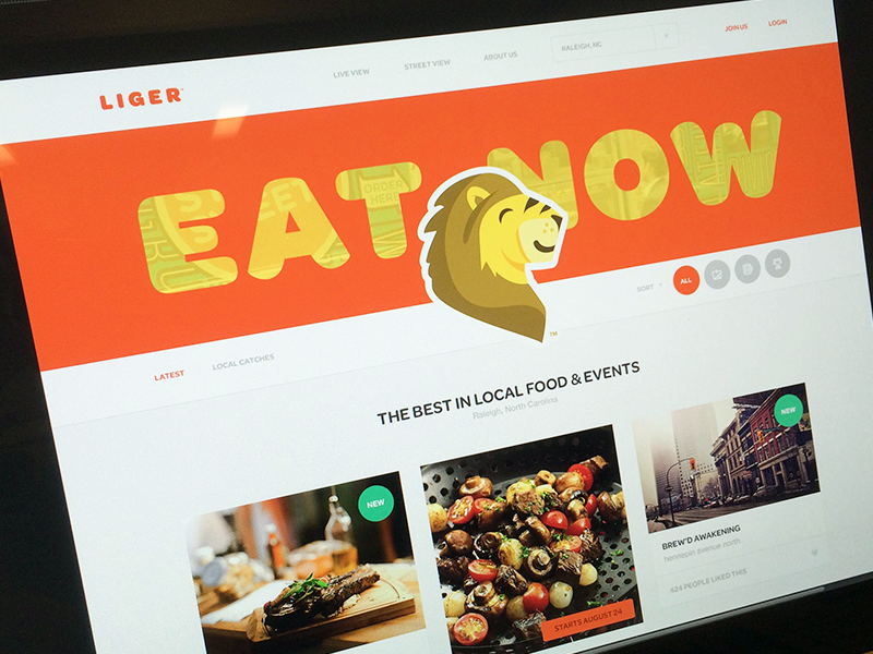Liger Activity branding focus lab liger eat food