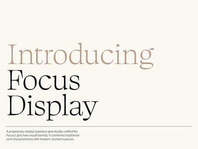 Focus Display branding display font focus lab font awesome type design typeface