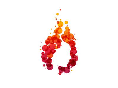 Dot Exploration branding crowd face fire focus lab growth identity logo design logotype movement