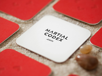 Martial Codex pressed american kenpo branding focus lab identity letterpress logo logo design martial art martial codex print