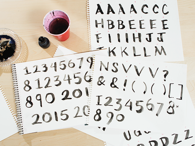 Ink Letterforms