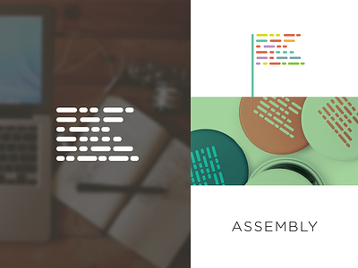 Assembly assembly branding come together diversity focus lab identity morse code symbols