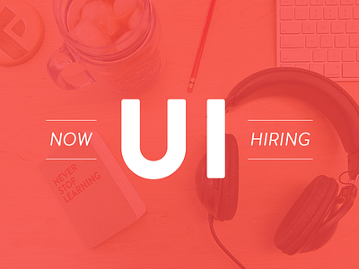 Now Hiring! focus lab hiring job ui design web design