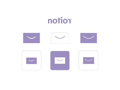 Brand Options app icon branding envelope focus lab happy identity notion simple smile