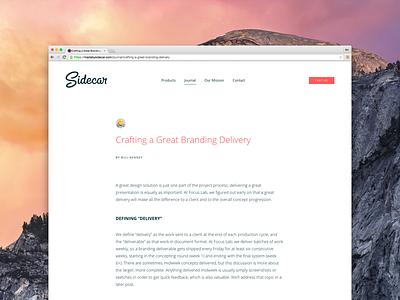 Crafting a Great Branding Delivery