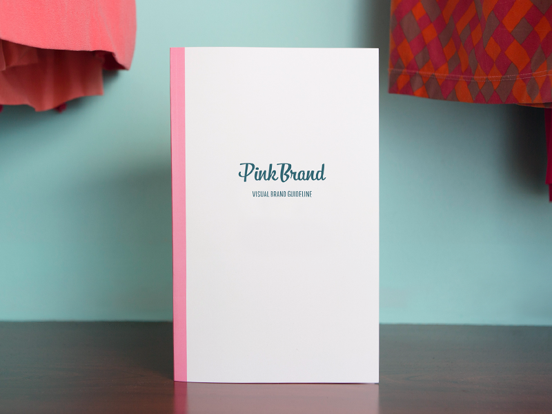 Dribbble 76 page brand guidelines book template png by Bill Kenney