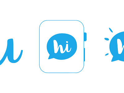 Brand ideation branding chat focus lab fresh fun hi human identity logo messenger playful simple