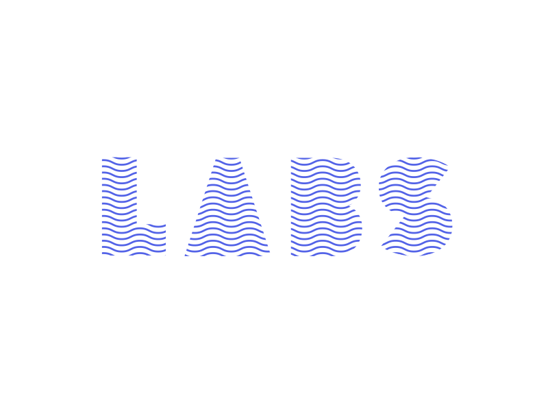 LABS flexible logotype logo design shapes waves labs identity focus lab branding