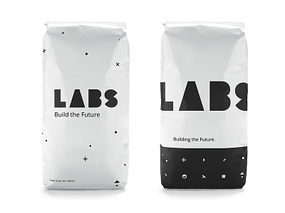 LABS - Caffeinated branding build focus lab identity labs logo design logotype shapes
