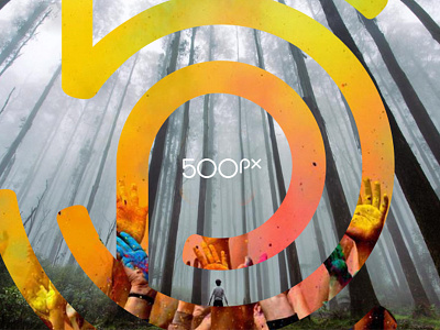 The New 500px 500px branding focus lab identity logo logo design logotype