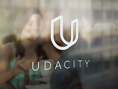 Udacity Window branding clean focus lab identity learning logotype perspective rebrand simple u udacity
