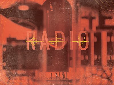 Radio Texture Revised branding retro vintage