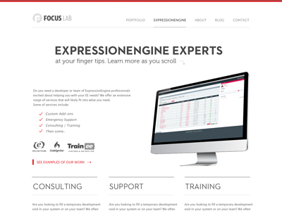 Expressionengine Page branding expressionengine minimal design web design