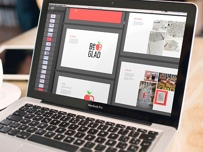 Be GLAD Style Guide brand design brand presentation branding education focus lab identity identity design logo design style guide
