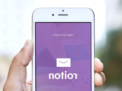 Notion is coming... app icon brand design branding email envelope identity design logo