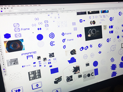 Design Process brand design brand identity design branding collaboration focus lab frame identity design lens logo logo design video collaboration