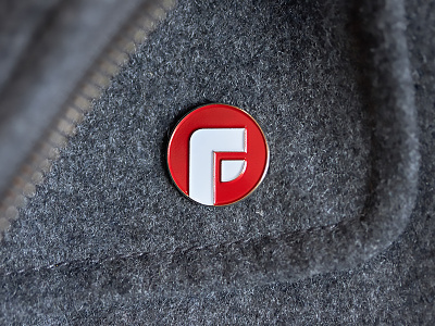 Enamel Pin enamel pin f focus lab identity logo pin
