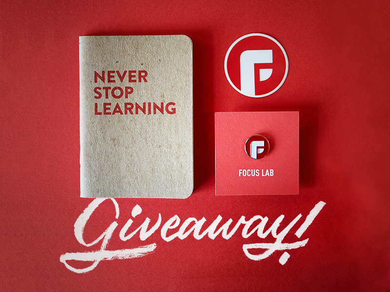 Focus Lab Insta Giveaway swag giveaway enamel pin focus lab instagram