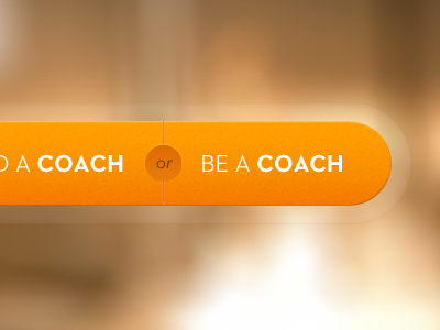 Coach Double Button branding design interface navigation opencoach ui ui design ux web design