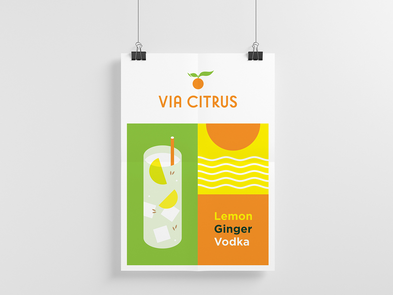 Via Citrus Poster focus lab lemon miami poster via citrus