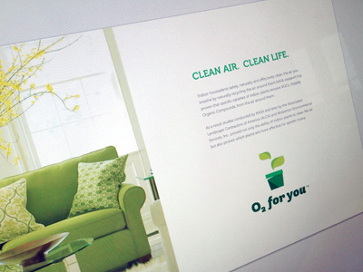 Presentation Page branding design focus lab green house icon leaf logo oxygen plants presentation print style guide