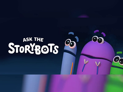 StoryBots Case Study custom type custom typography focus lab fun identity identity branding identity design jibjab logotype netflix playful logo playful typography robots storybots