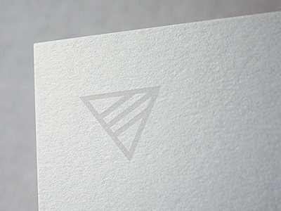 Mark branding design focus lab logo logo design paper simple software tech triangle