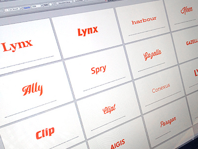 The Name Game branding design focus lab logo logo design logotype names naming software type typeface typography
