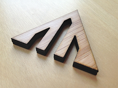 Custom Wood Logo