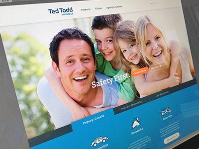 Ted Todd Website branding clean design focus lab web design