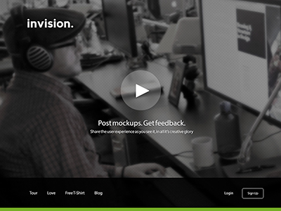 InVision Website awesomeness design focus lab invision web design