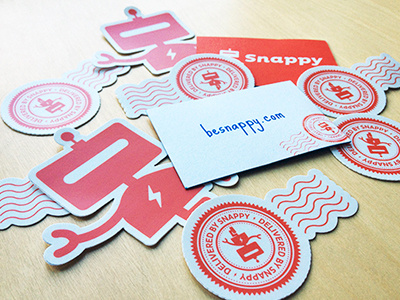 Snappy Blog branding cards client presents design focus lab identity logo logo design mail robots snappy stickers