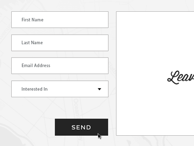 Simple Form branding clean contact design focus lab form simple skelton web design wisdom