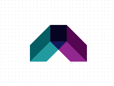 Logo Exploration branding clean design dots financial focus lab geometric grid icon logo mark shapes simple