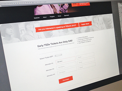 TEDx 2013 conference design focus lab simple tedx web web design